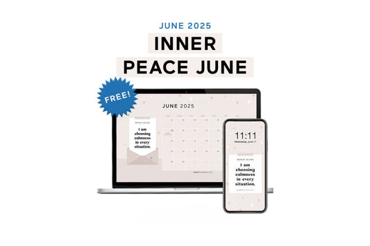 Claiming Your Inner Peace in a World That Won’t Slow Down (+ June Free Wallpaper Download)