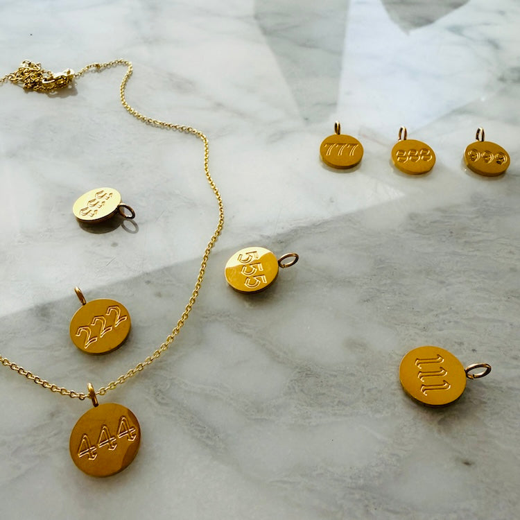 Angel Number Necklace - (1 Charm)