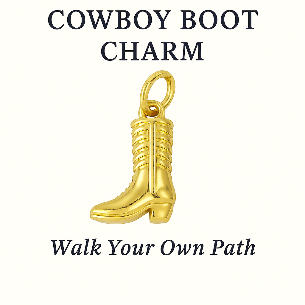 Cowboy Boot Charm – Walk Your Own Path