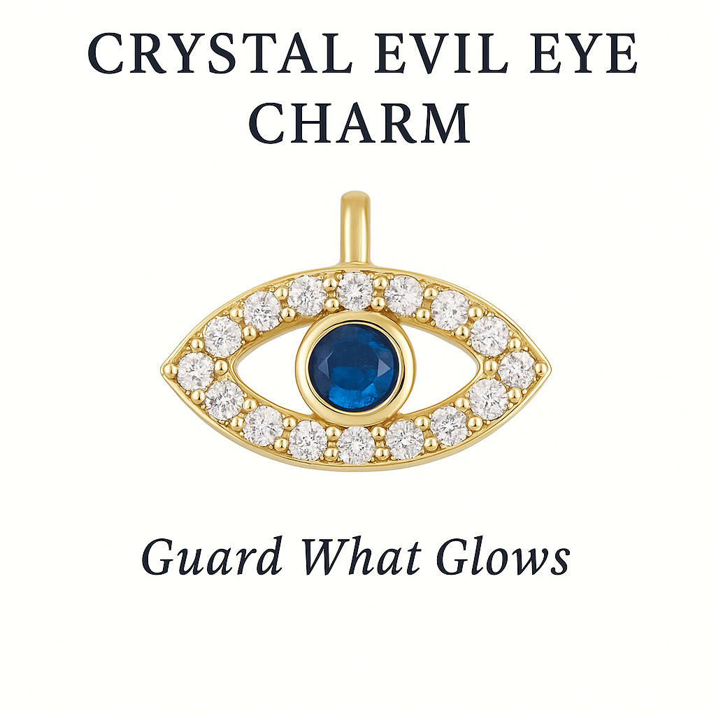 Crystal Evil Eye Charm – Guard What Glows
