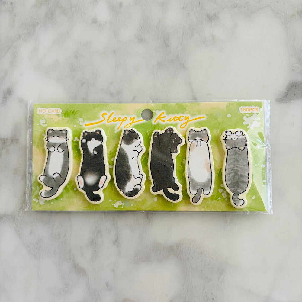 Sleepy Kitty Page Flags