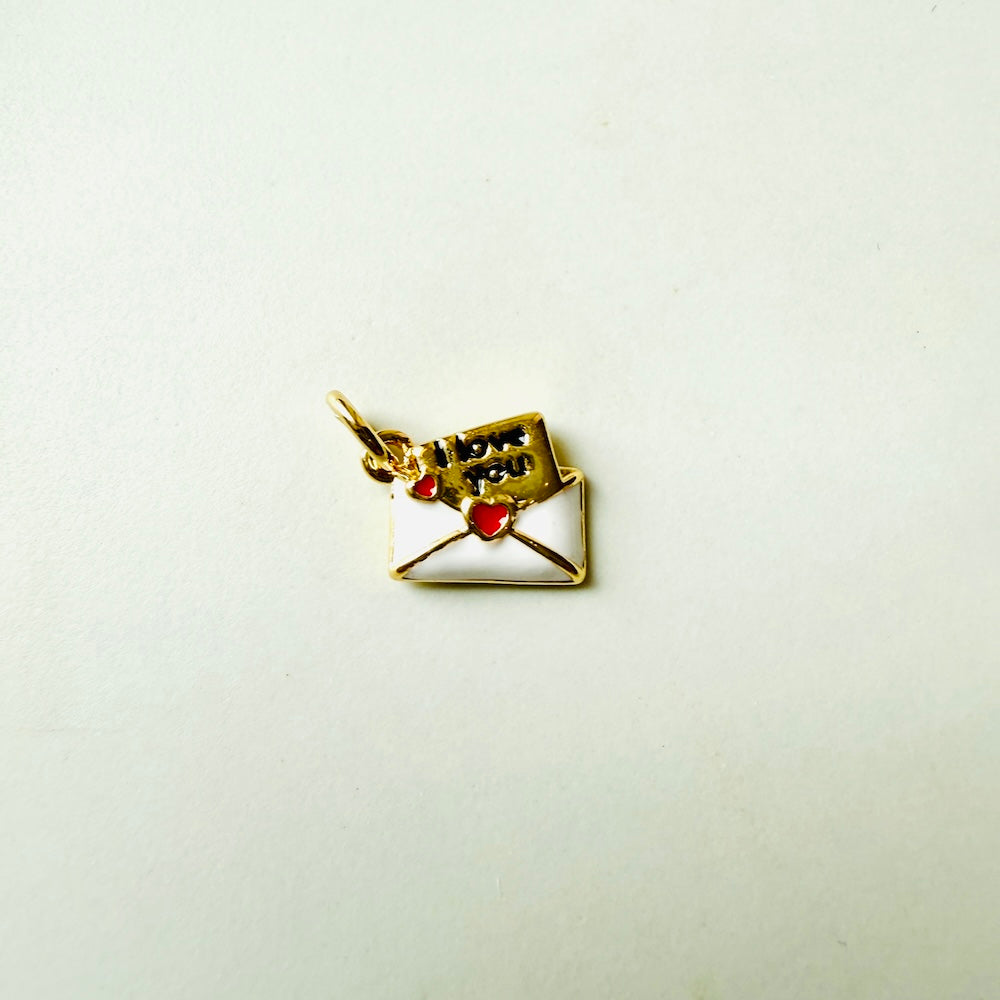 I Love You Letter Charm GOLD (SURPRISE)