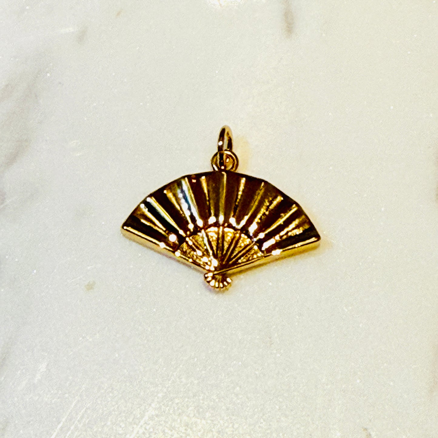 Gold Japanese Fan Charm (SURPRISE) ***ONE IN STOCK***