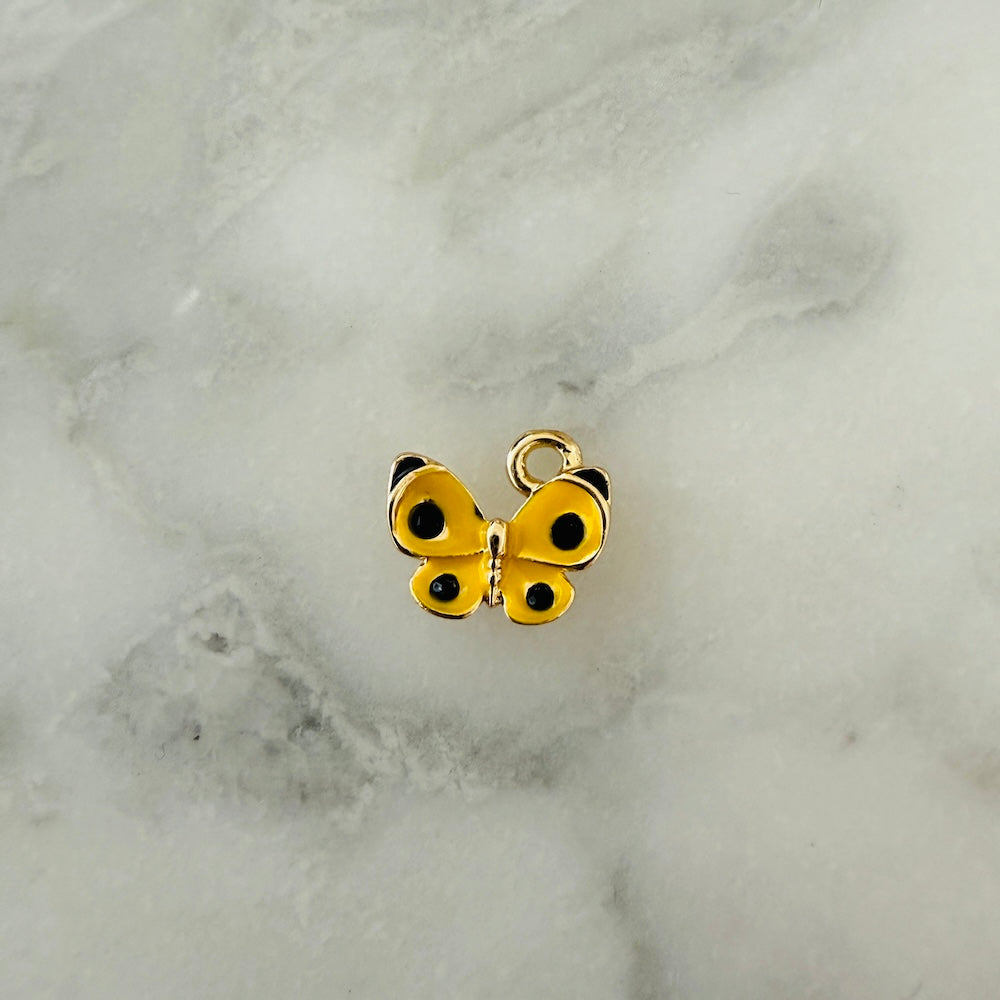 Japan Yellow Spotted Butterfly Charm (SURPRISE) ***ONE IN STOCK***