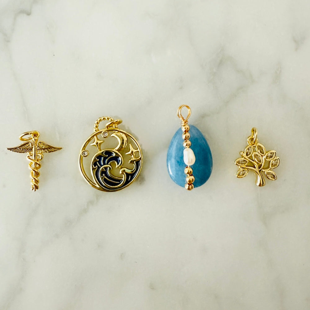 Health + Healing Intention Bundle - Strength, Peace, Renewal (4 Charms)