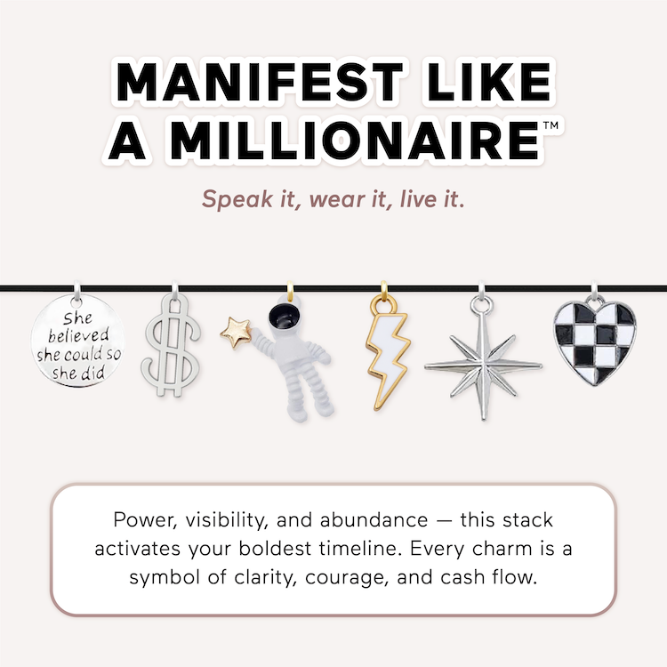 Vision Board Charm Kit: Manifest Like a Millionaire