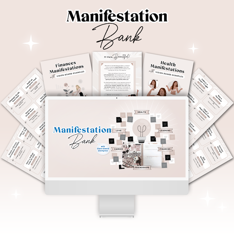 Manifestation Bank: Vision Board Idea Catalog