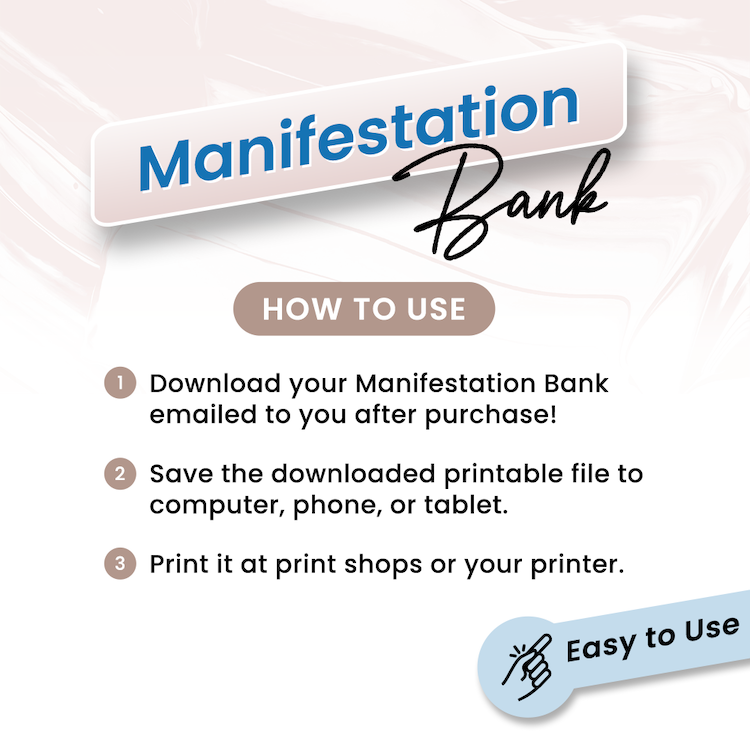 Manifestation Bank: Vision Board Idea Catalog (Digital)