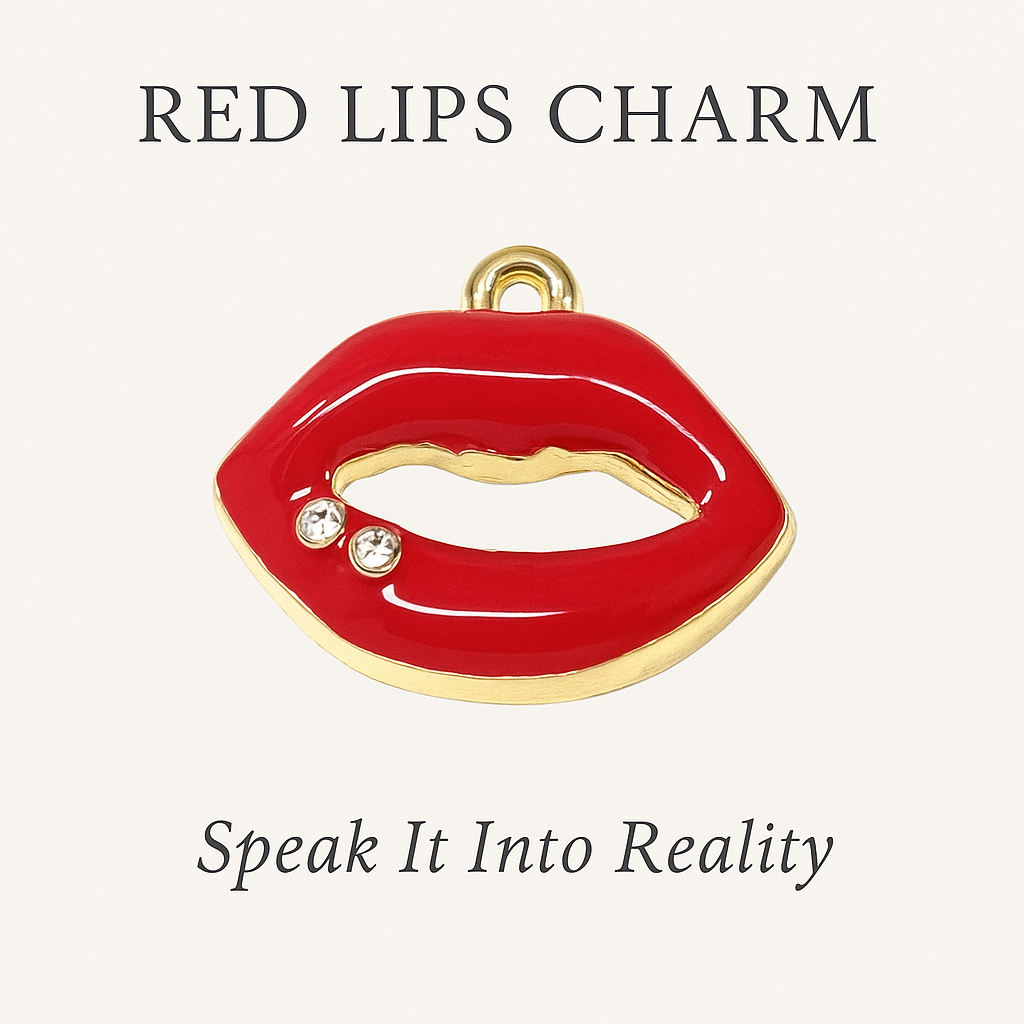 Red Lips Charm – Speak It Into Reality