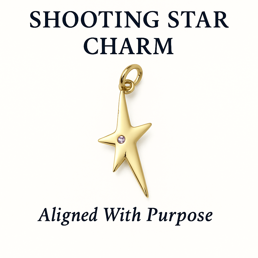 Shooting Star Charm – Aligned With Purpose