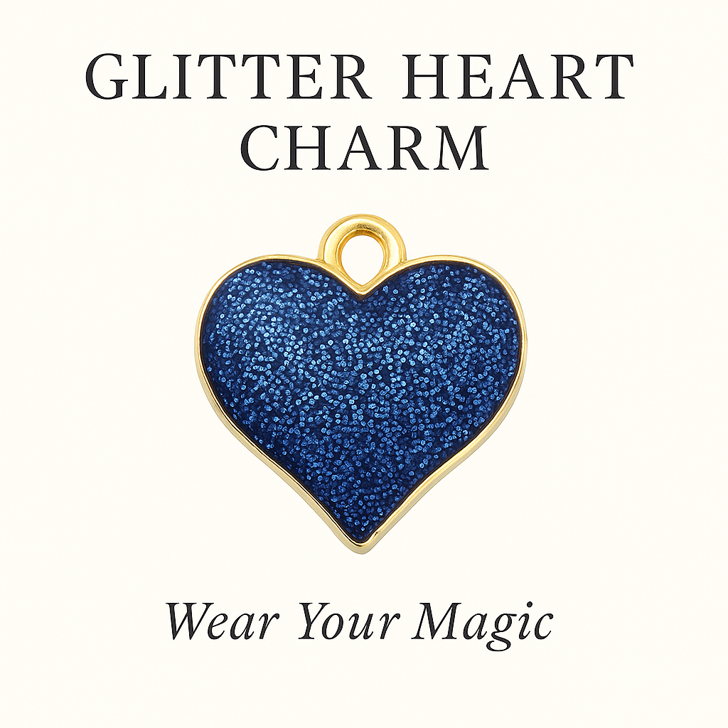 Glitter Heart Charm – Magic Mirror