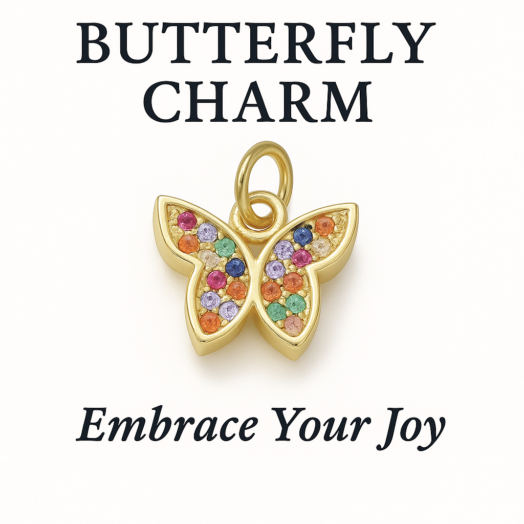 Butterfly Charm (Multicolor) – Embrace You Joy