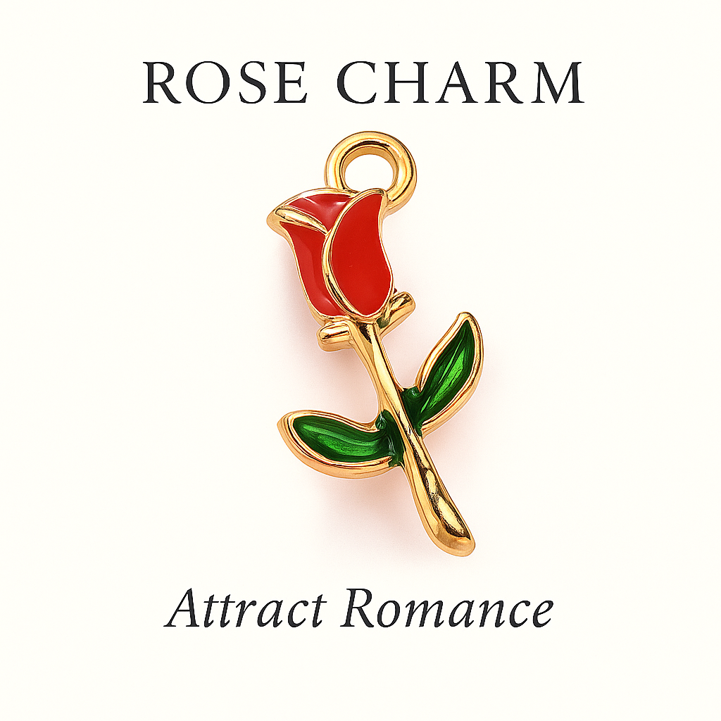 Red Rose Charm - Beauty Magnet