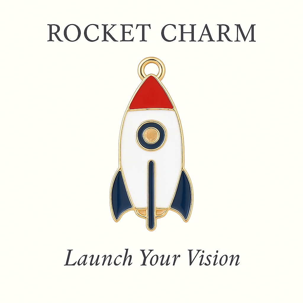 Rocket Charm - Launch Your Vision