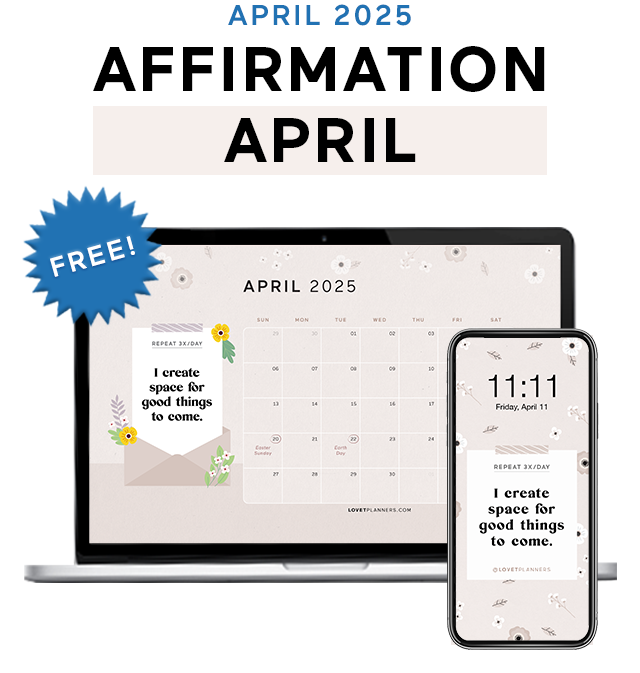 Spring Equinox Affirmations for New Beginnings ( + April Free Wallpaper Download)