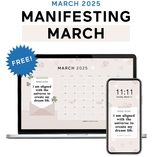 Your Manifestation Guide for March (+ March Free Wallpaper Download)