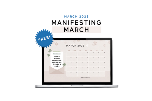 Manifesting March (+ March 2023 Wallpaper Download)