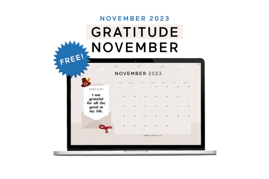 Gratitude November (+November 2023 Wallpaper Download)