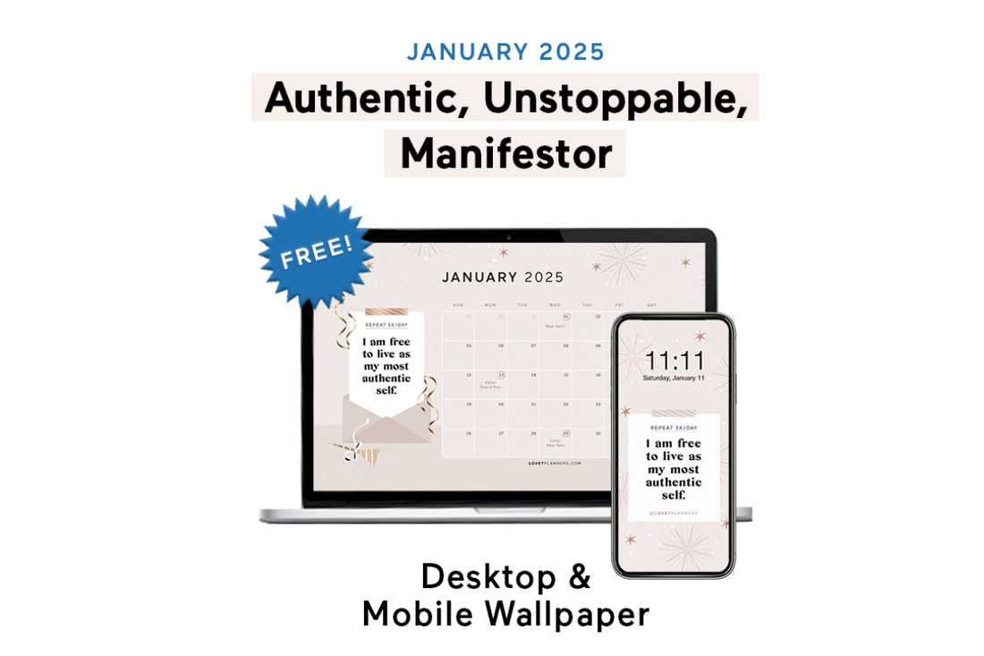 Manifesting Your Best Year This 2025 (+ January Free Wallpaper Download)