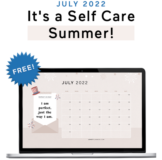 Self Care For The Summer (+ Free Digital Wallpaper Download)