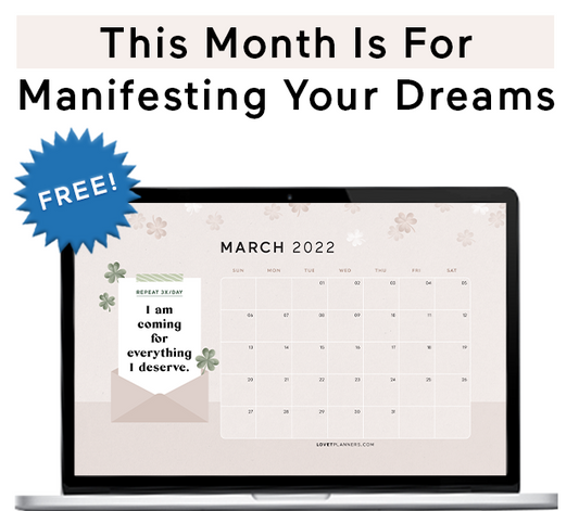 Manifesting March: Embracing an Abundant Mindset (+ Free Wallpaper Download)