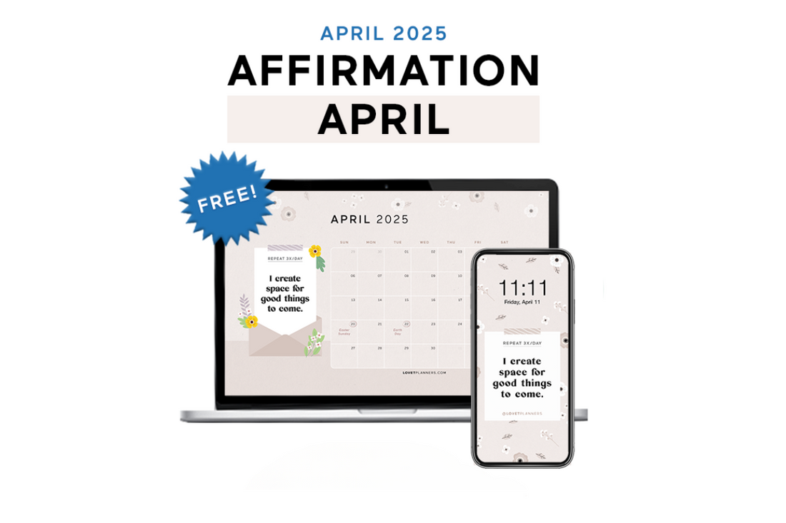 Spring Equinox Affirmations for New Beginnings (+April Free Wallpaper Download)