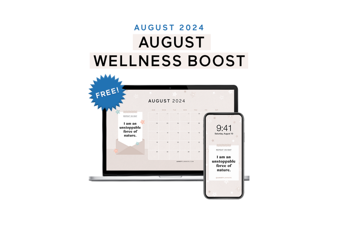 Boost Your Wellness Vibes (+ August Free Wallpaper Download)
