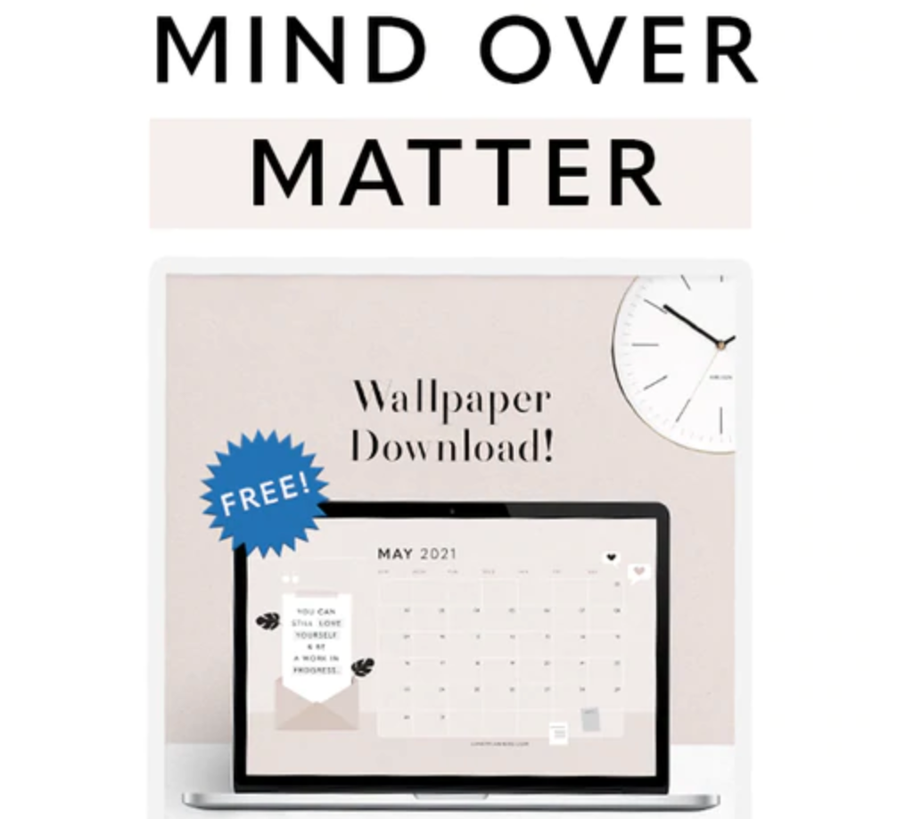 Mind Over Matter & Mental Health Matters (+ Free Wallpaper Download)