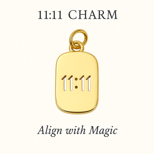11:11 Manifesting Charm (Gold) – Divine Alignment