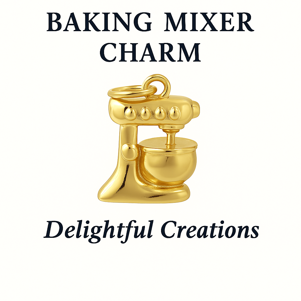 Baking Mixer Charm GOLD – Delightful Creations