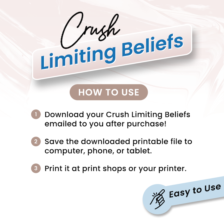 Crush Limiting Beliefs (Digital)