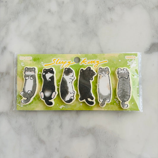 Sleepy Kitty Page Flags