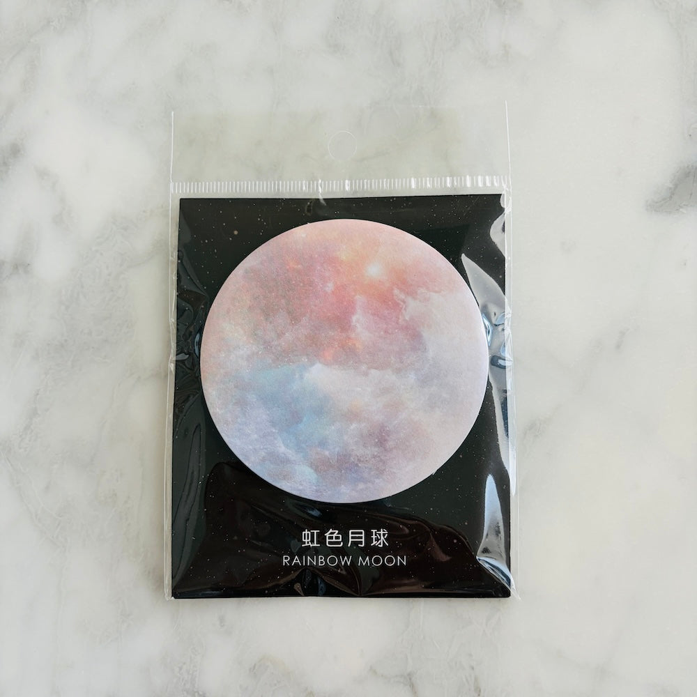 Rainbow Moon Sticky Notes