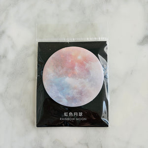 Rainbow Moon Sticky Notes