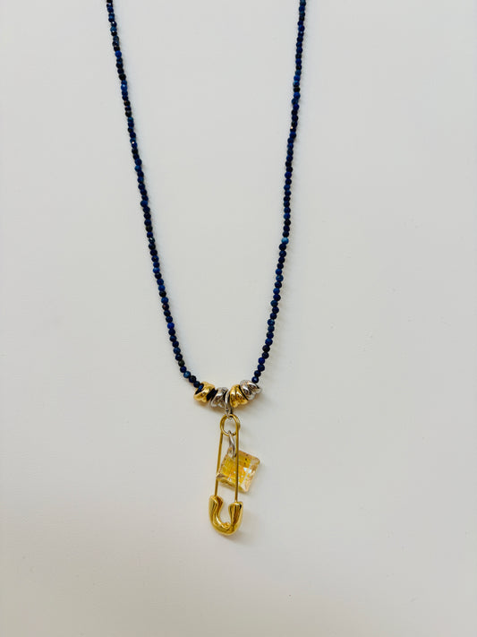 Lapis Lazuli Clarity Talisman Necklace - (SURPRISE)