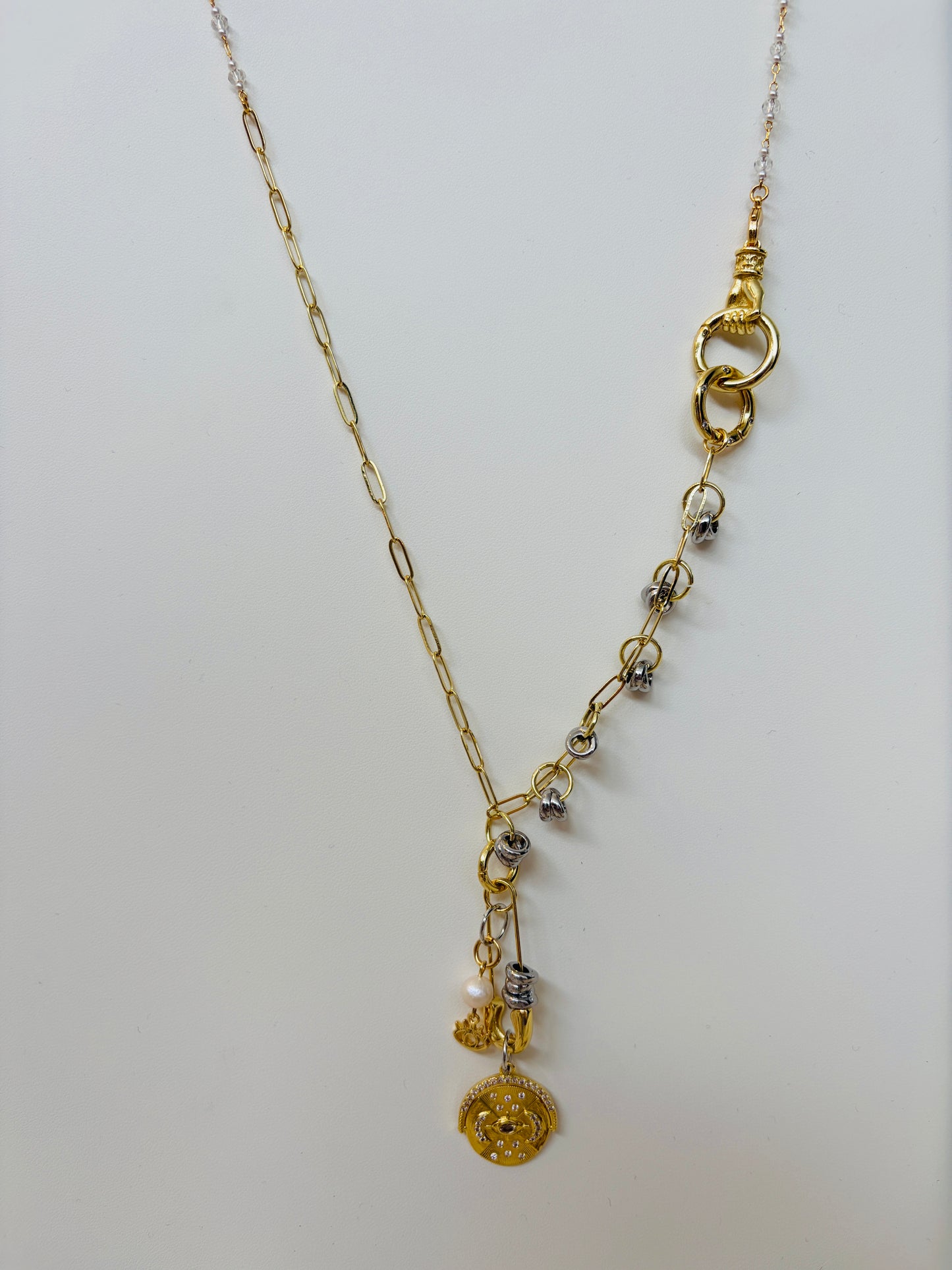 Golden Eye Long Talisman Necklace - (SURPRISE)