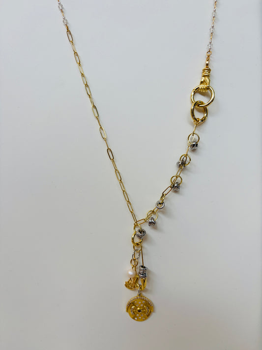 Golden Eye Long Talisman Necklace - (SURPRISE)