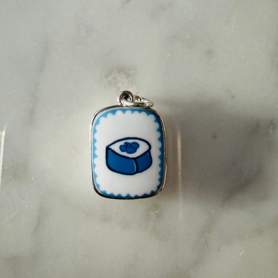 Blue + White Sushi Charm - (SURPRISE)
