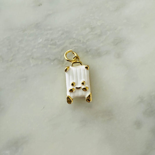 White Unhinged Suitcase Charm (SURPRISE)