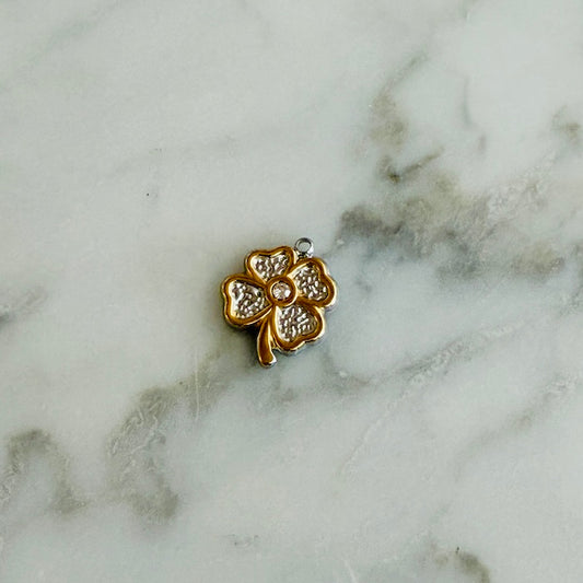 4 Leaf Clover 2 Tone Charm (SURPRISE)