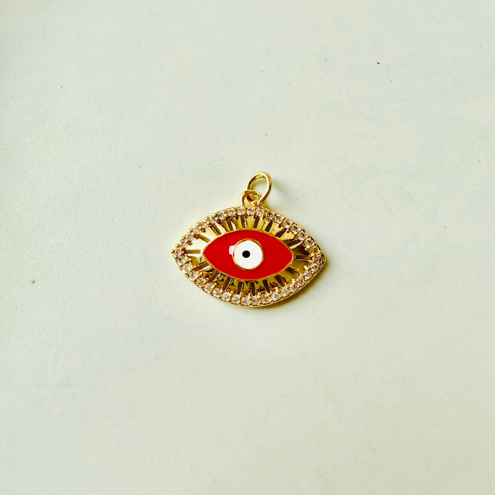Royal Red Evil Eye Sparkle Charm (SURPRISE)
