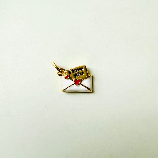 I Love You Letter Charm GOLD (SURPRISE)