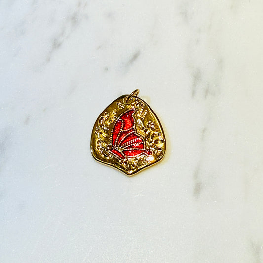 Royal Red Butterfly Charm (SURPRISE)