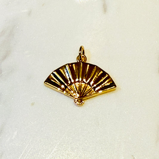 Gold Japanese Fan Charm (SURPRISE)