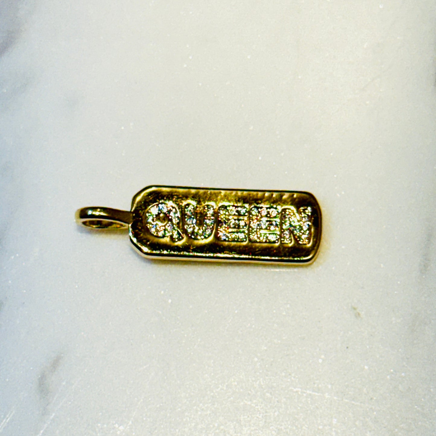 Queen Word Pendant Charm (SURPRISE)