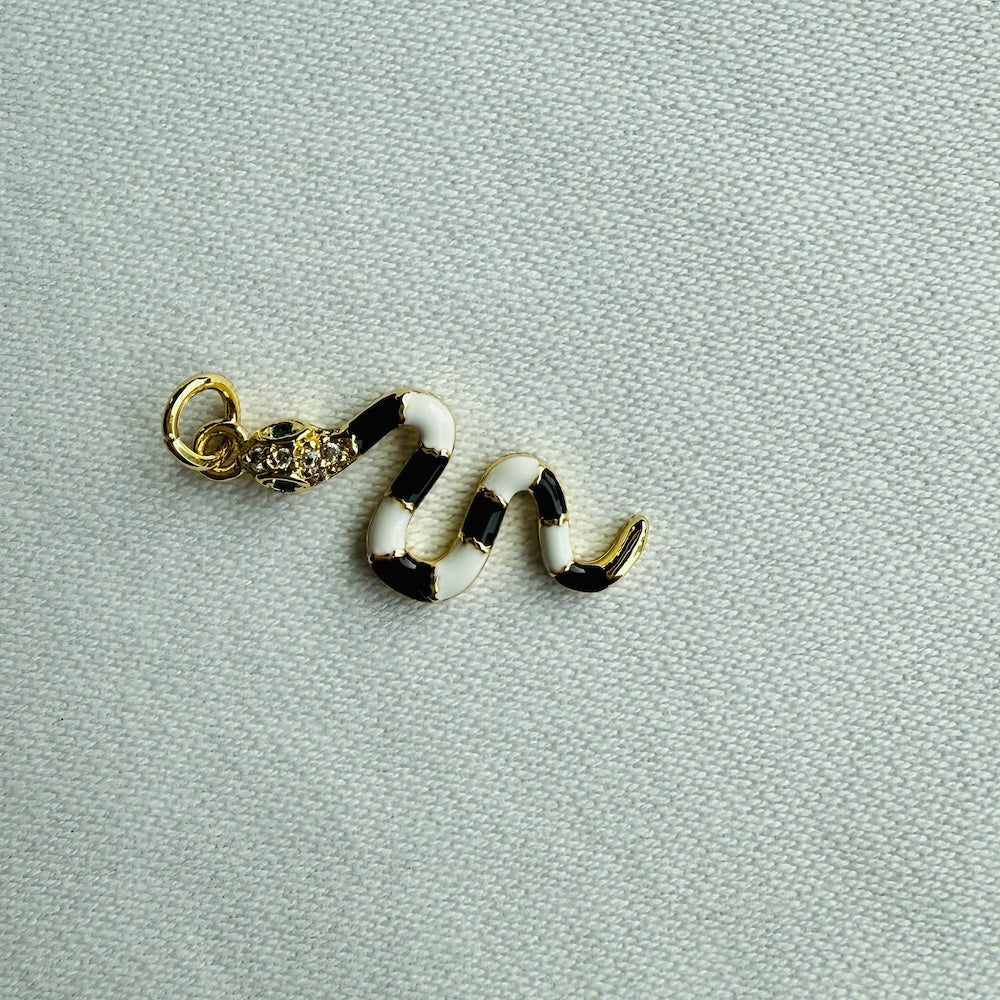 Black + White Snake Charm - (SURPRISE)