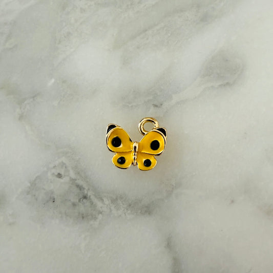 Japan Yellow Spotted Butterfly Charm (SURPRISE)  ***ONE IN STOCK***