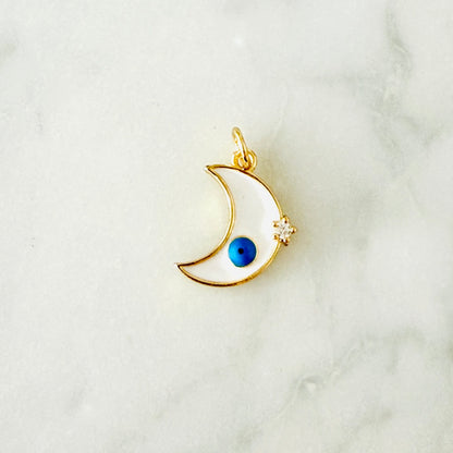 White Moon Evil Eye Charm (SURPRISE)
