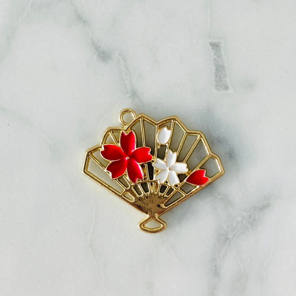 Cherry Blossom Fan Charm (SURPRISE) ***ONE IN STOCK***