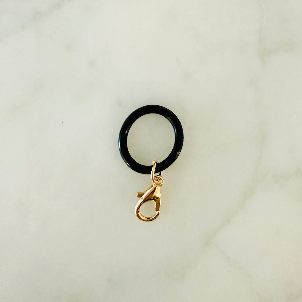 Charm Pen Holder Clip [BLACK + GOLD] (SURPRISE) JAPAN